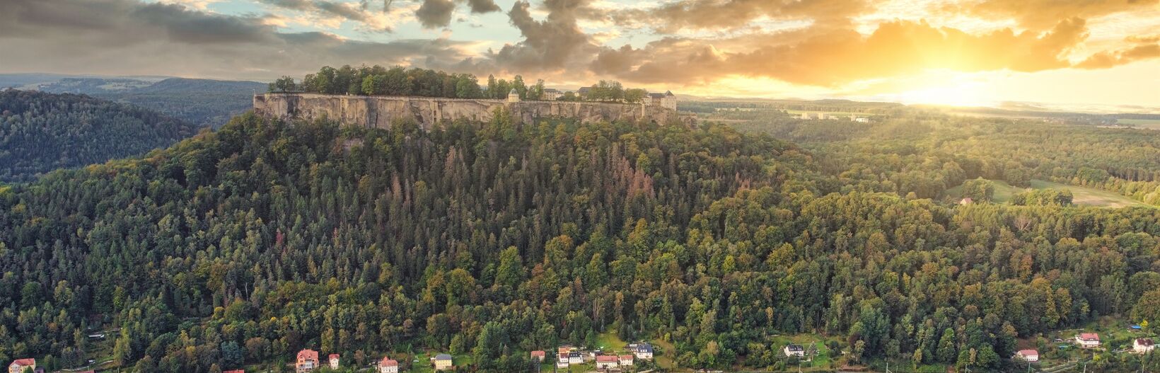 Festung Königstein in der Sächsischen Schweiz