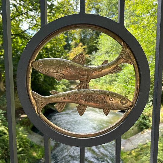 Kurpark in Bad Schandau in der Sächsischen Schweiz