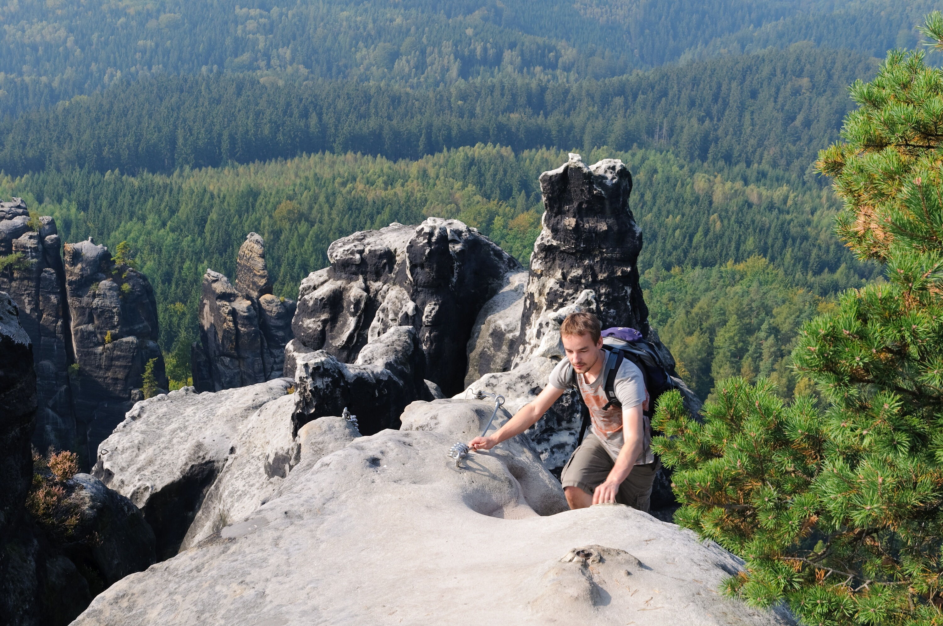 Klettersteige im Elbsandsteingebirge