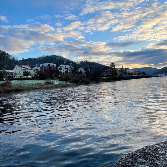 Elbblick im Winter