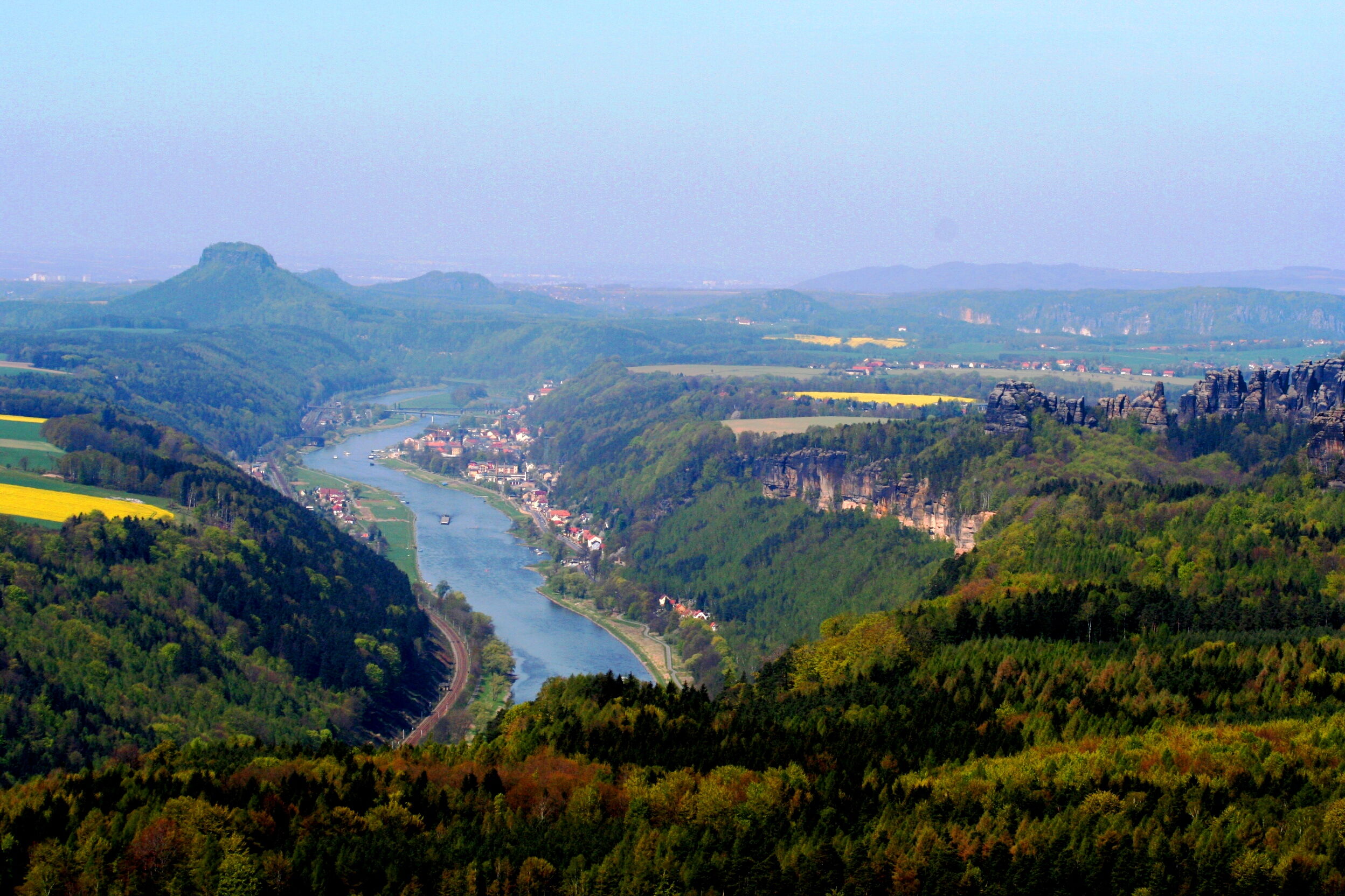 Sächsische Schweiz - Elbblick