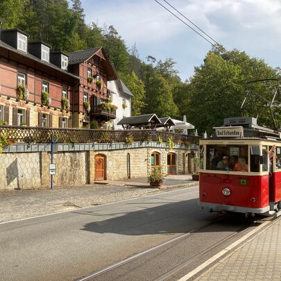 Aussenansicht Forsthaus Kirnitzschtal