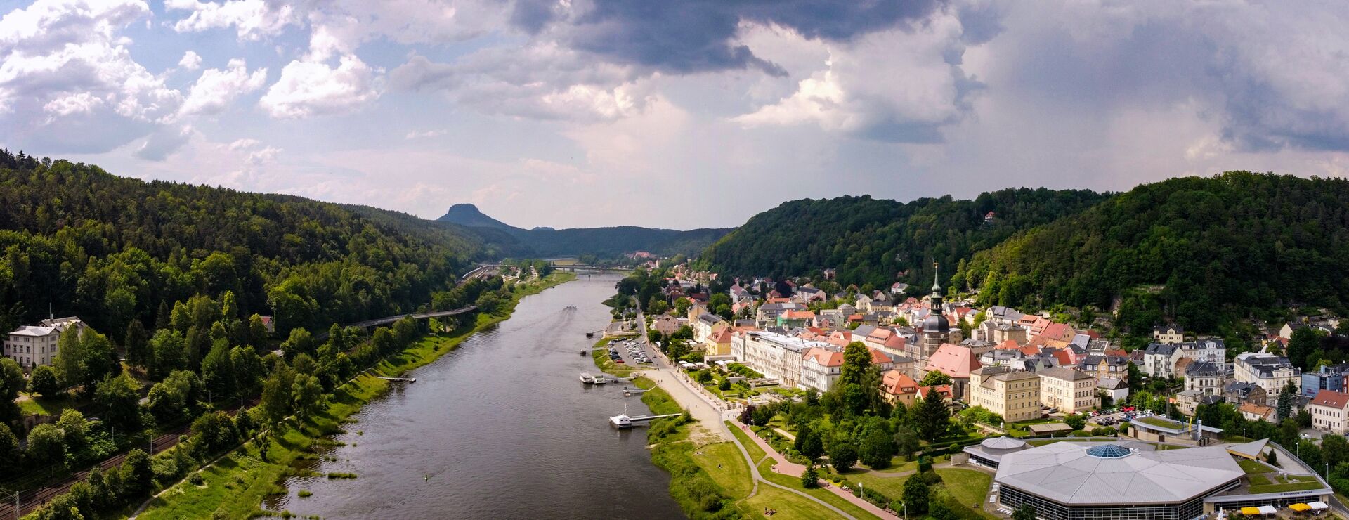 Bad Schandau in der Sächsischen Schweiz