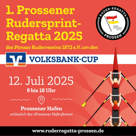 1. Prossener Rudersprintregatta 2025 - im Prossener Hafen