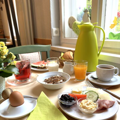 Forsthaus im Kirnitzschtal - Frühstück mit Ausblick
