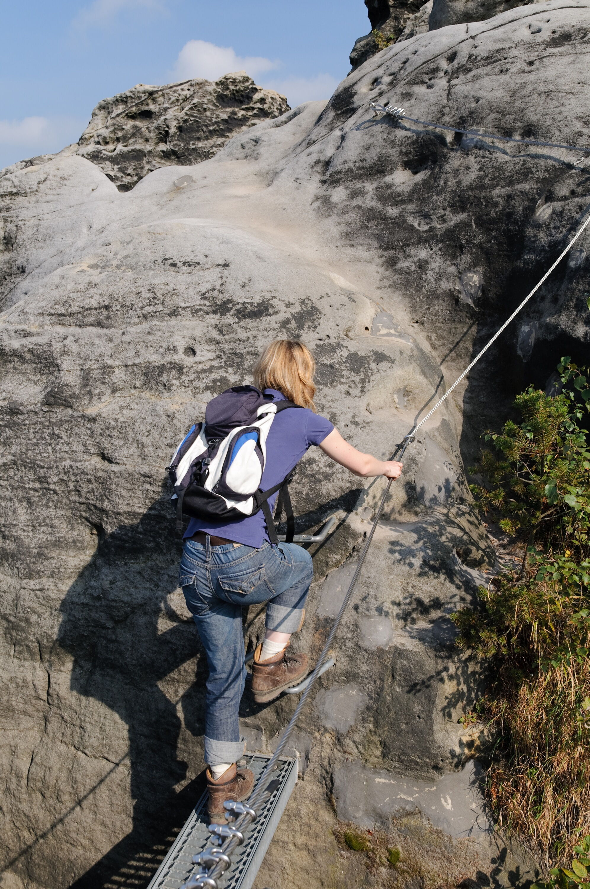 Klettersteige im Elbsandsteingebirge