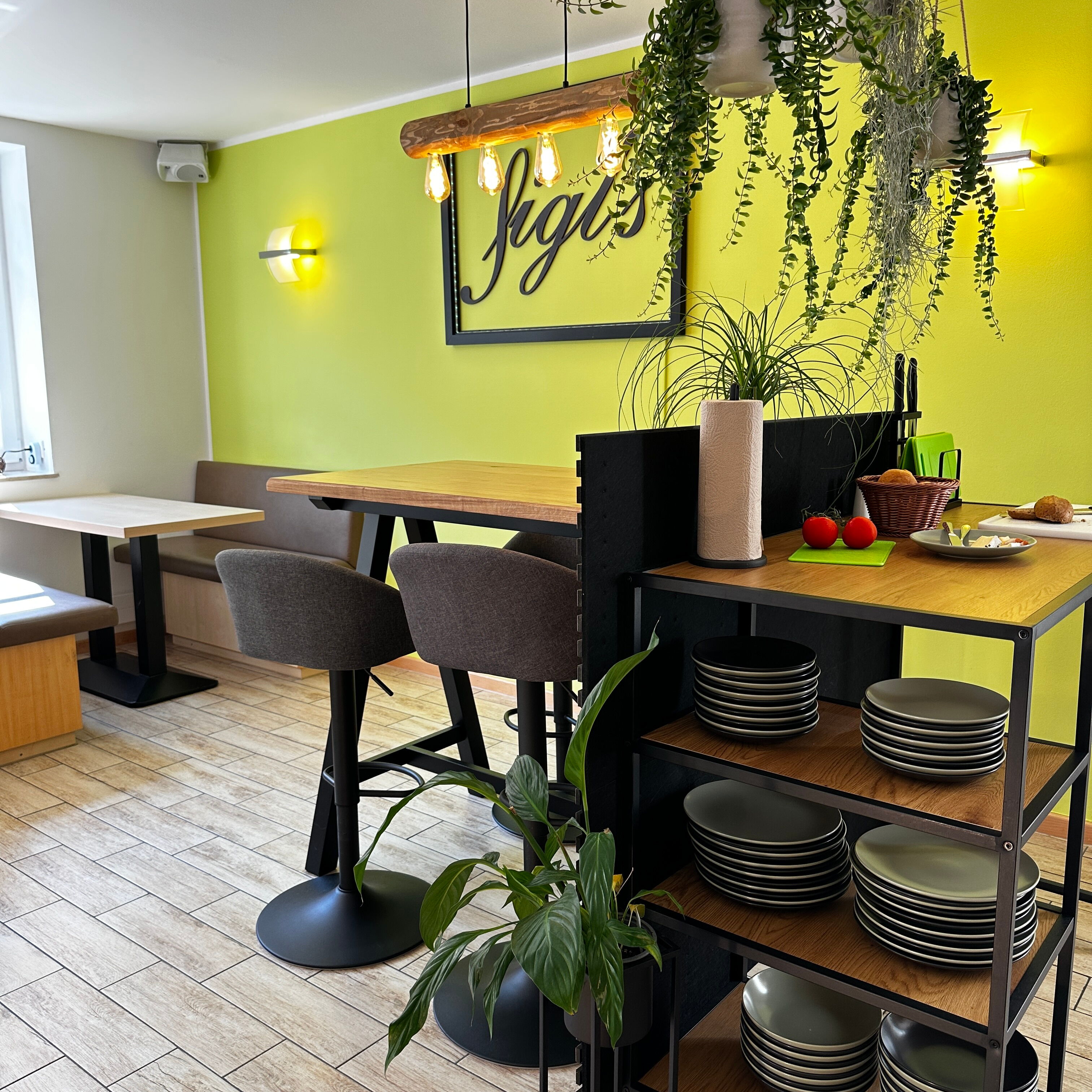 Lounge-Bereich im Sigls Bad Schandau